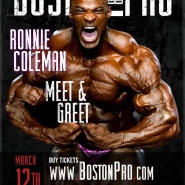 IFBB Boston Pro Ronnie Coleman Poster